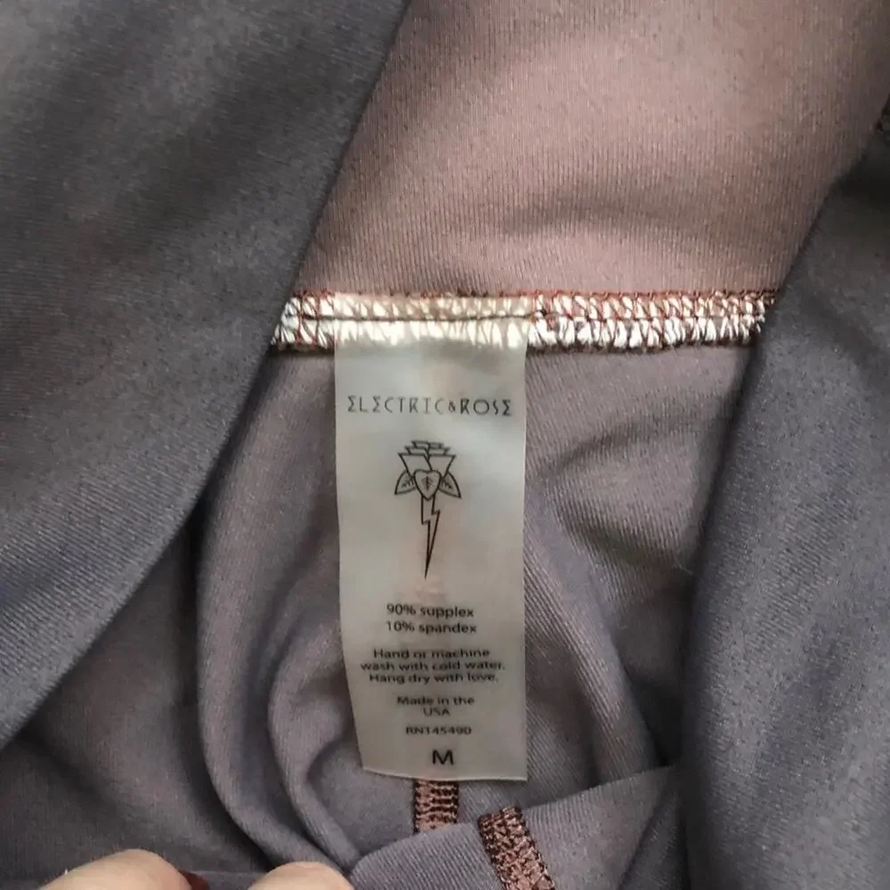 Electric & Rose Matching Tie Dye Workout Set (M Bottoms, L Top)